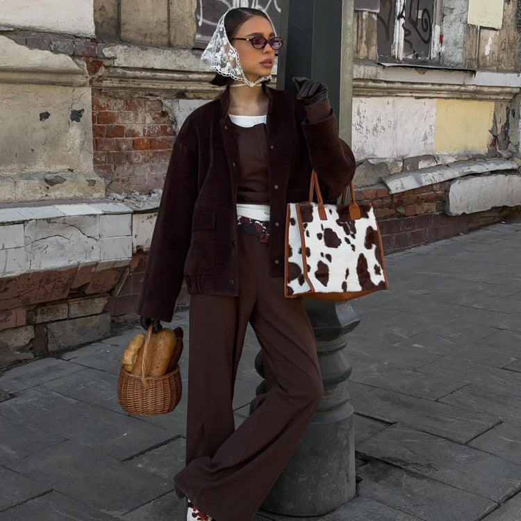 Chocolate Corduroy Jacket