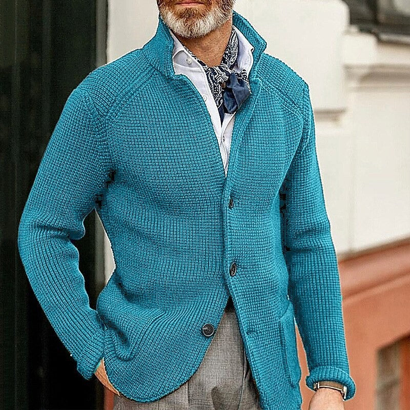 Men’s Knitted Blazer Cardigan – Timeless Style & Everyday Comfort