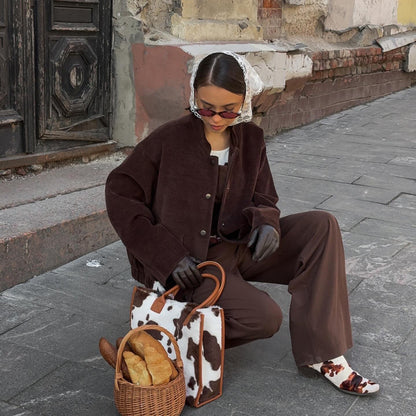 Chocolate Corduroy Jacket