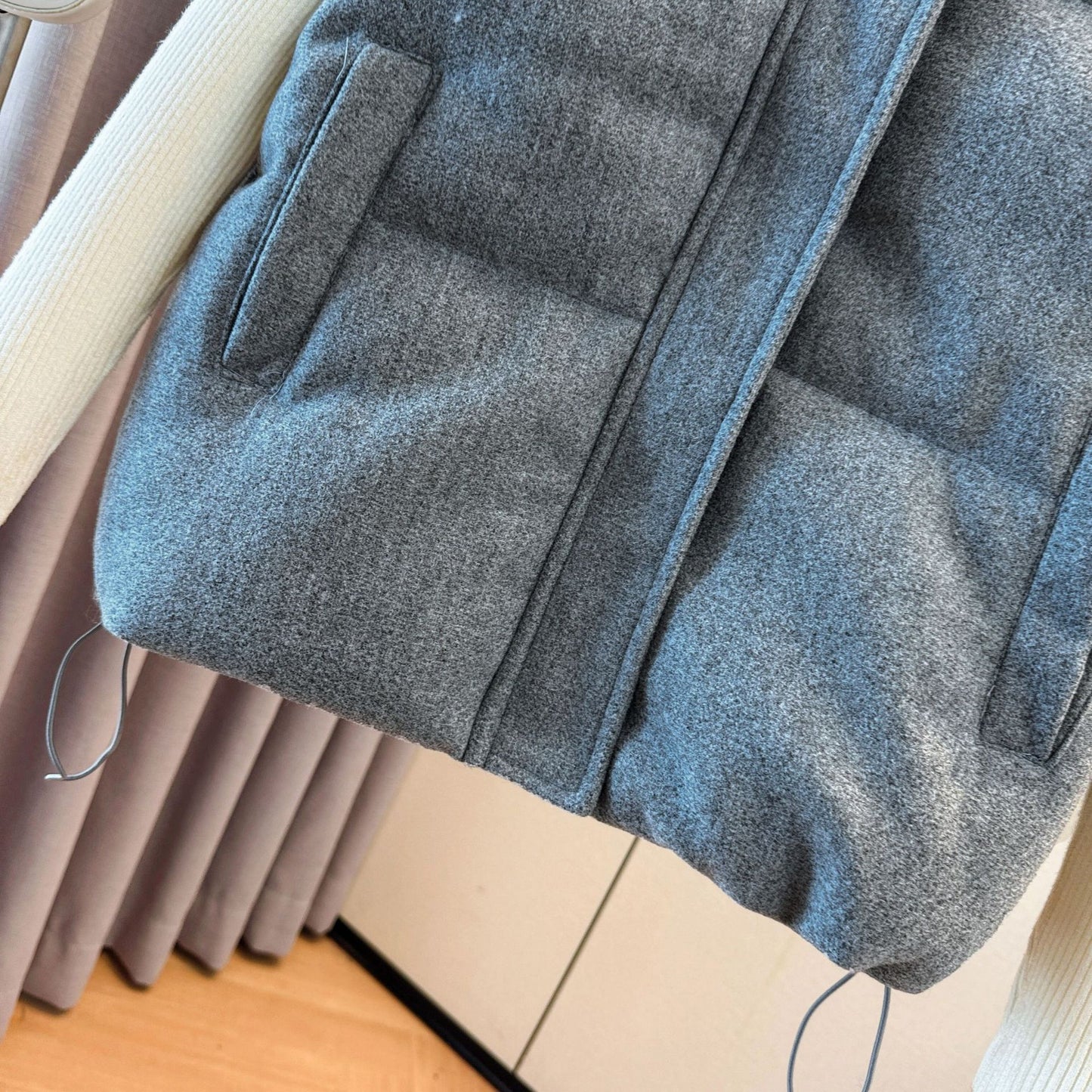 Women’s Wool Blend Puffer Vest