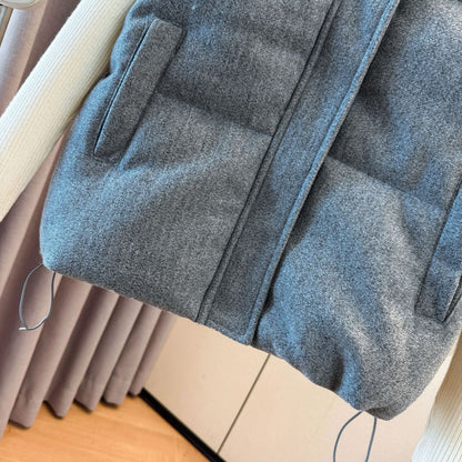 Women’s Wool Blend Puffer Vest