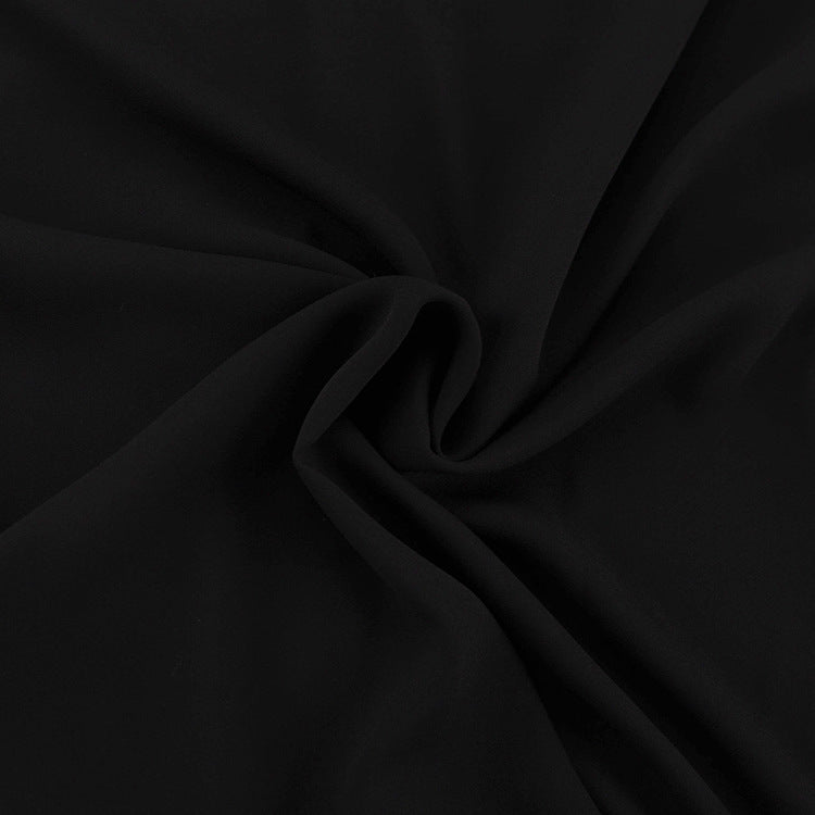Dramatic Ruffle Front Blouse with Flared Bell Sleeves