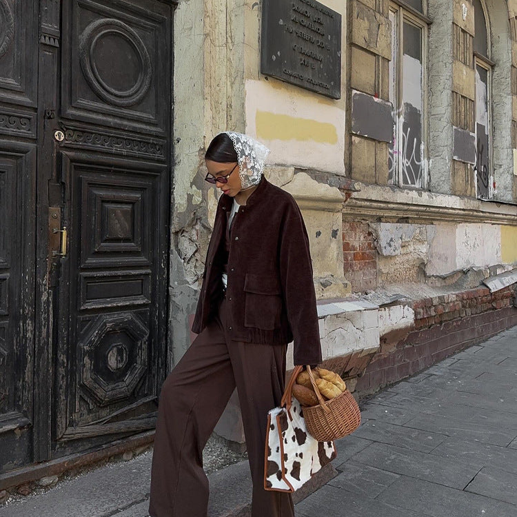 Chocolate Corduroy Jacket
