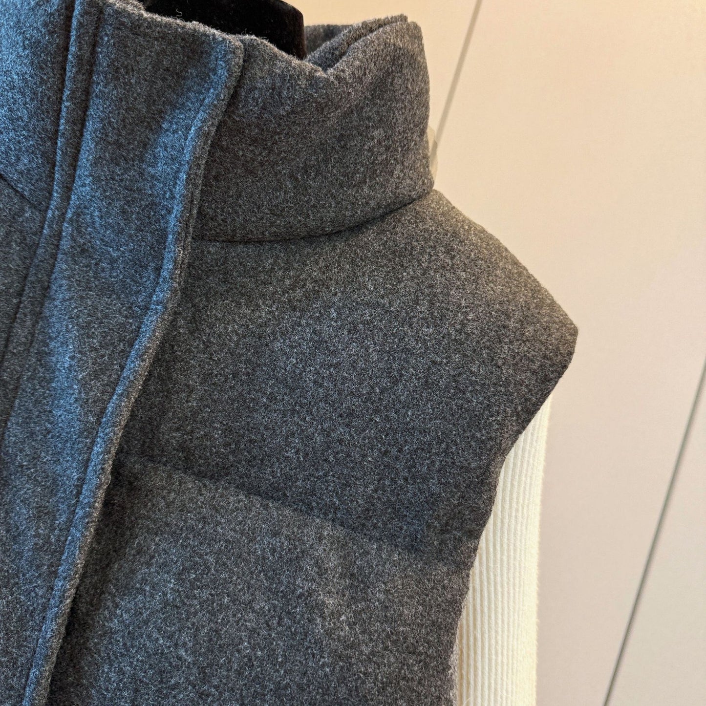 Women’s Wool Blend Puffer Vest