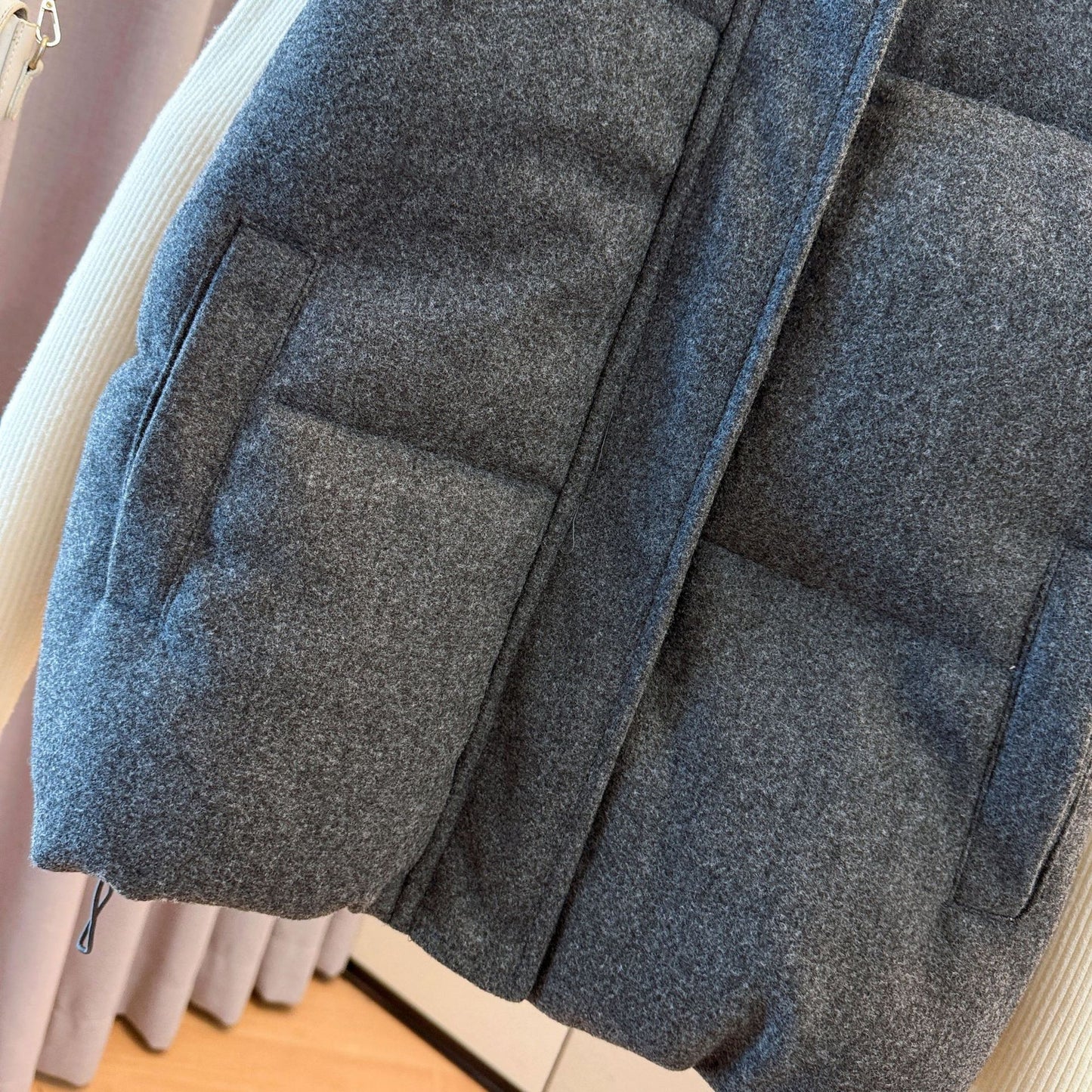 Women’s Wool Blend Puffer Vest