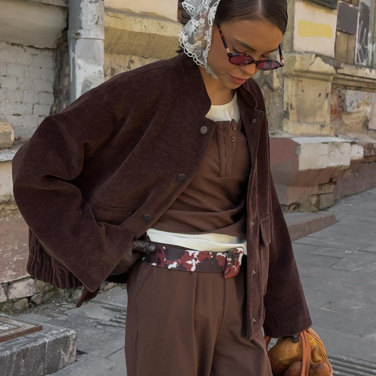 Chocolate Corduroy Jacket