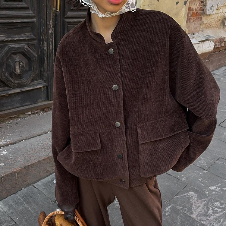 Chocolate Corduroy Jacket