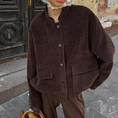 Chocolate Corduroy Jacket
