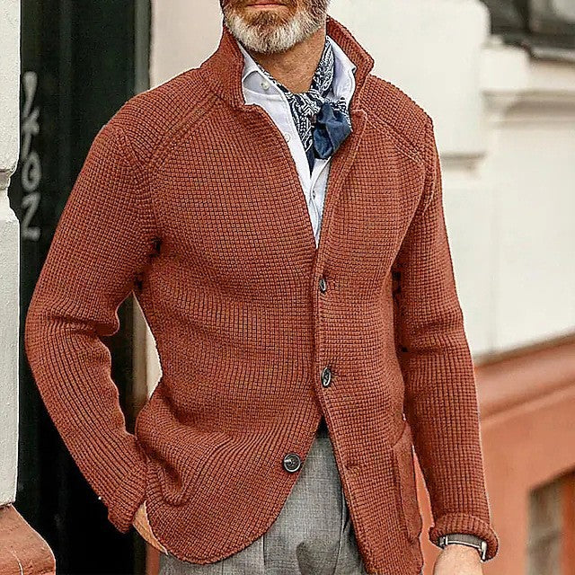Men’s Knitted Blazer Cardigan – Timeless Style & Everyday Comfort