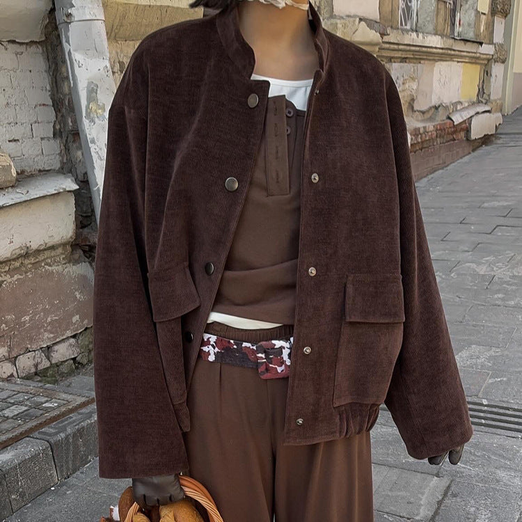 Chocolate Corduroy Jacket