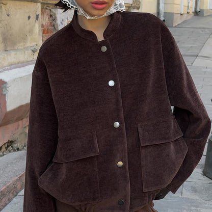 Chocolate Corduroy Jacket
