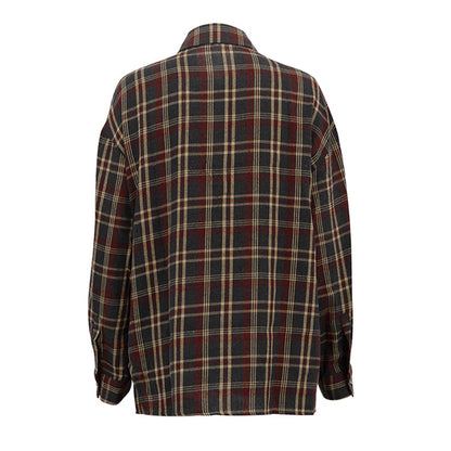 Plaid Oversized Shirt Jacket – Casual & Cozy Style