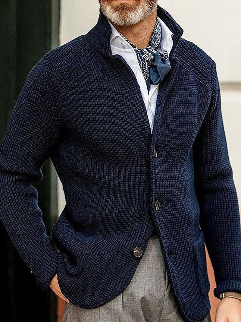 Men’s Knitted Blazer Cardigan – Timeless Style & Everyday Comfort