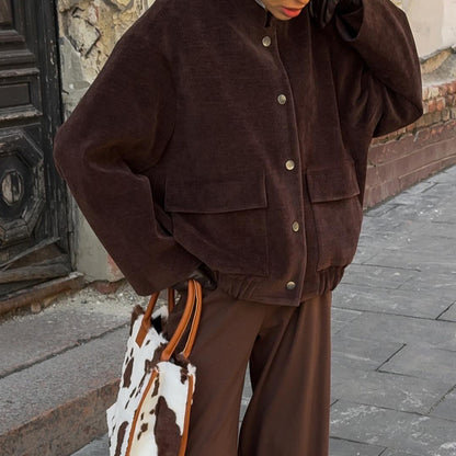 Chocolate Corduroy Jacket