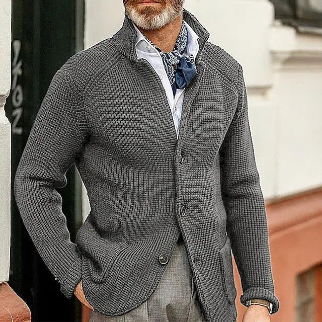 Men’s Knitted Blazer Cardigan – Timeless Style & Everyday Comfort