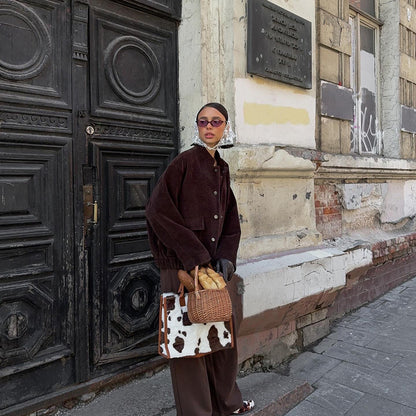 Chocolate Corduroy Jacket
