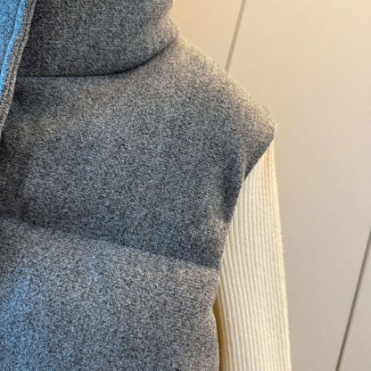 Women’s Wool Blend Puffer Vest