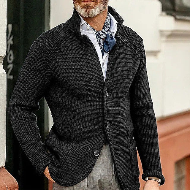 Men’s Knitted Blazer Cardigan – Timeless Style & Everyday Comfort