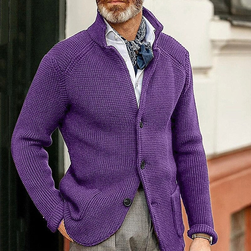 Men’s Knitted Blazer Cardigan – Timeless Style & Everyday Comfort