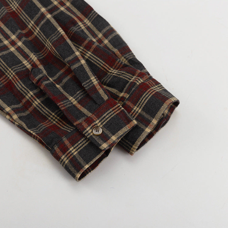 Plaid Oversized Shirt Jacket – Casual & Cozy Style