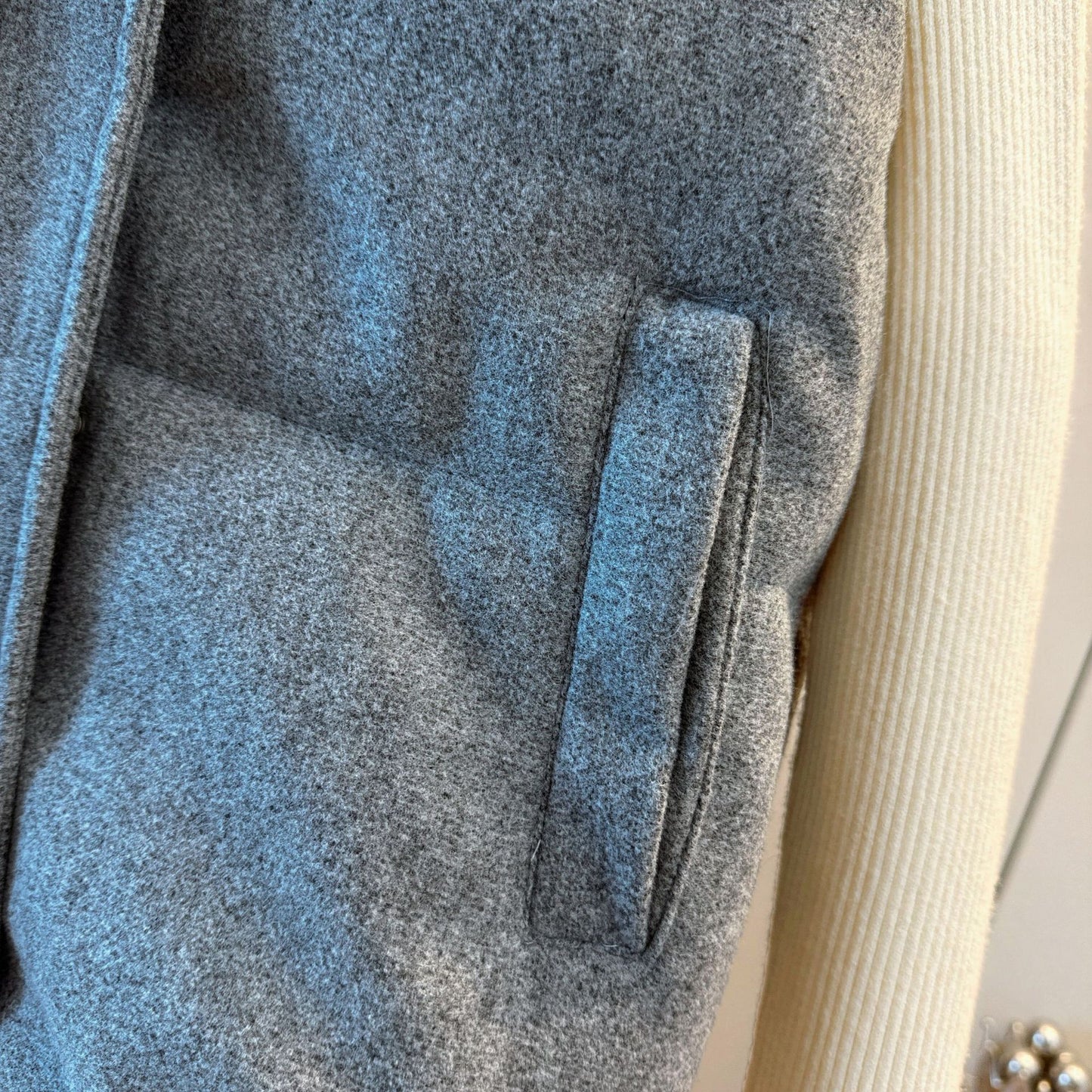 Women’s Wool Blend Puffer Vest