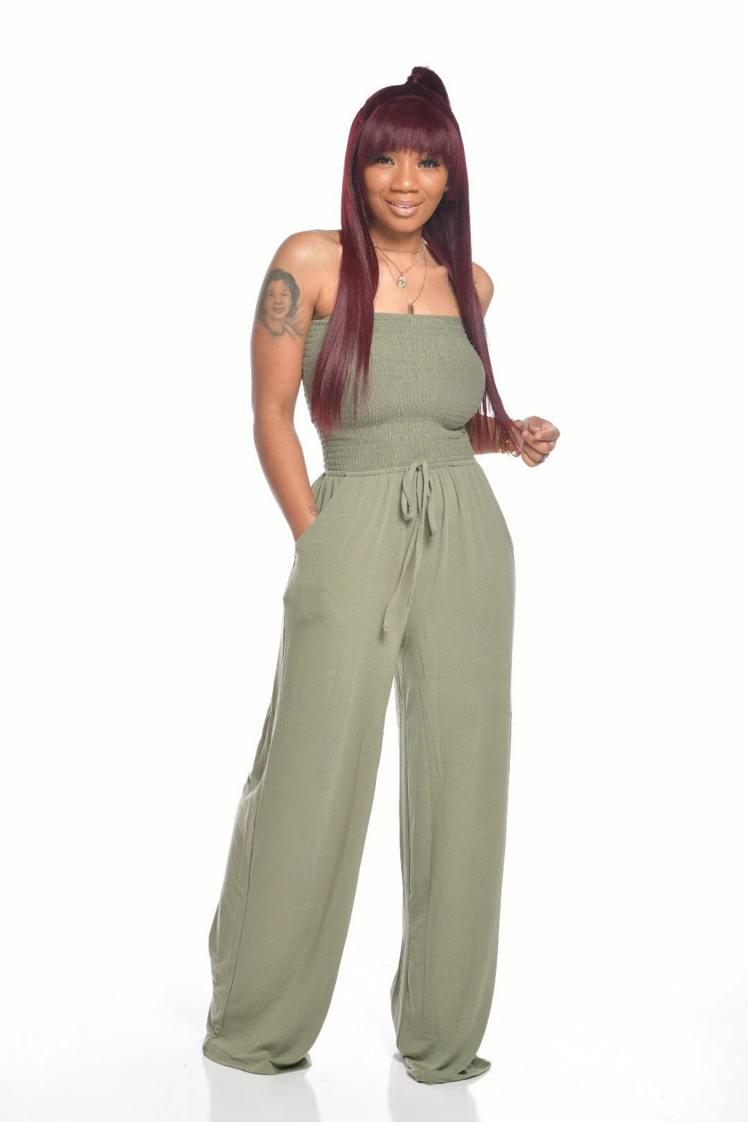 Strapless Jumpsuit