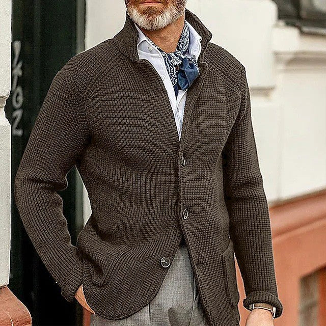 Men’s Knitted Blazer Cardigan – Timeless Style & Everyday Comfort
