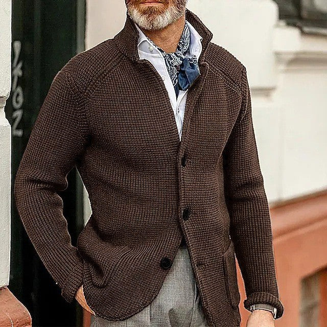 Men’s Knitted Blazer Cardigan – Timeless Style & Everyday Comfort