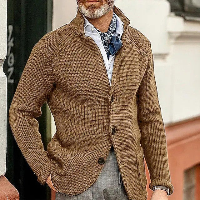 Men’s Knitted Blazer Cardigan – Timeless Style & Everyday Comfort