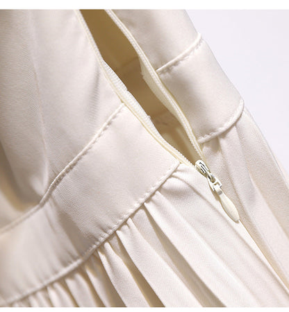 Pleated Midi Blazer Dress